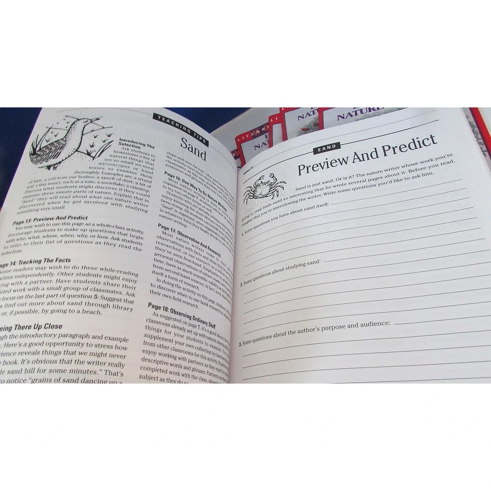 Literature Writing workshop exploring nature writing lot teacher resource gr 3-5